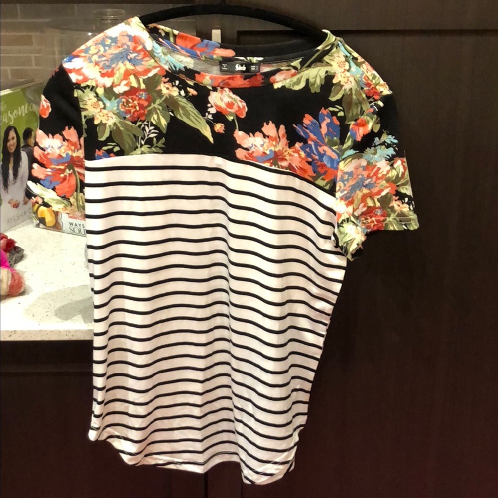 Cute floral tee